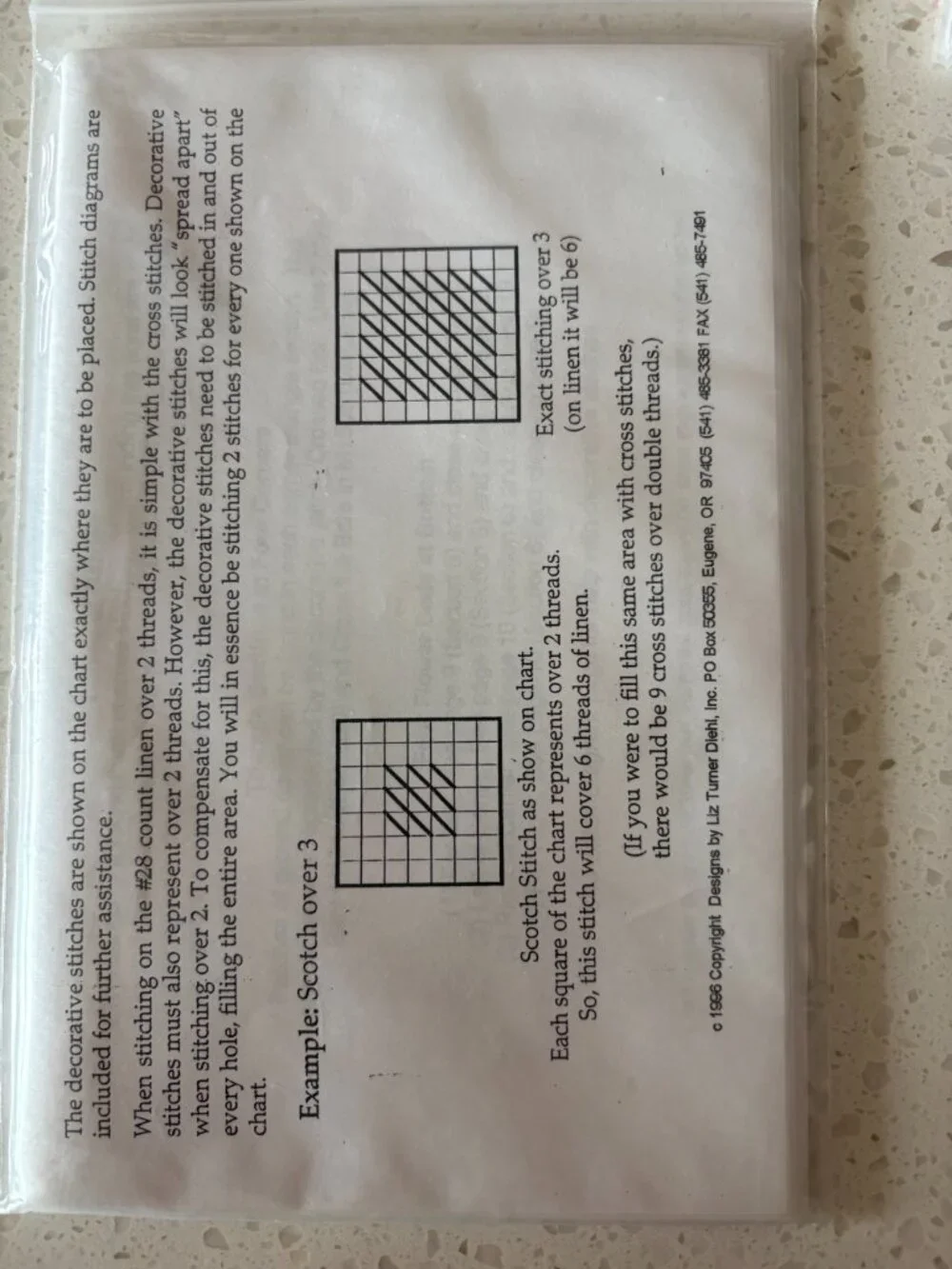 Needle work Design and instruction book